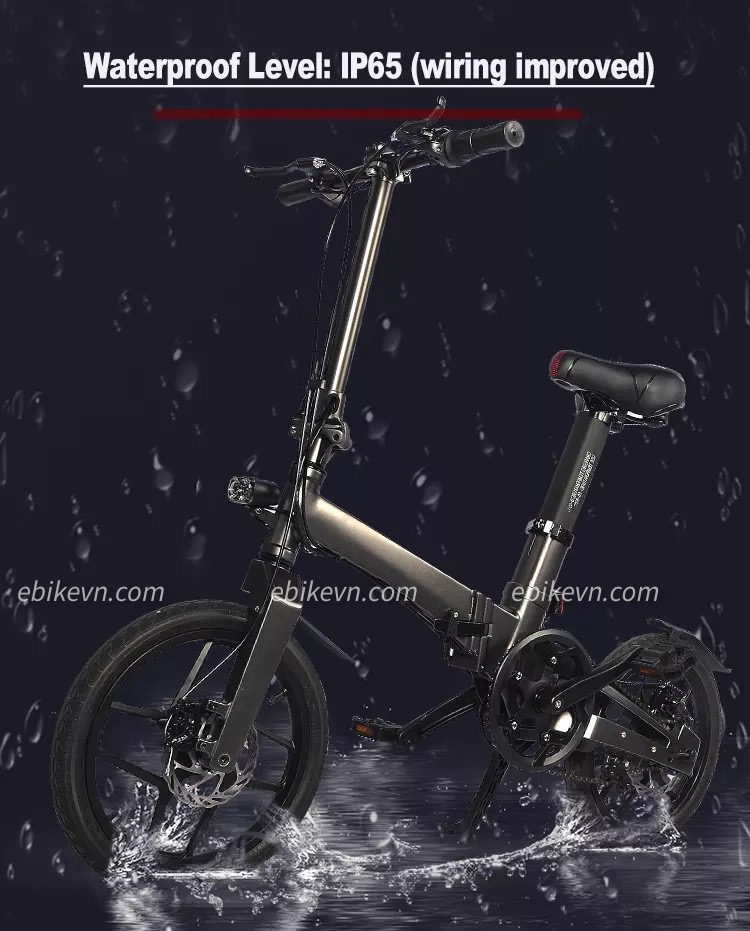 Xe đạp gấp trợ lực điện Jaunty CFK-4S - MẪU MỚI NHẤT 2023 (14)