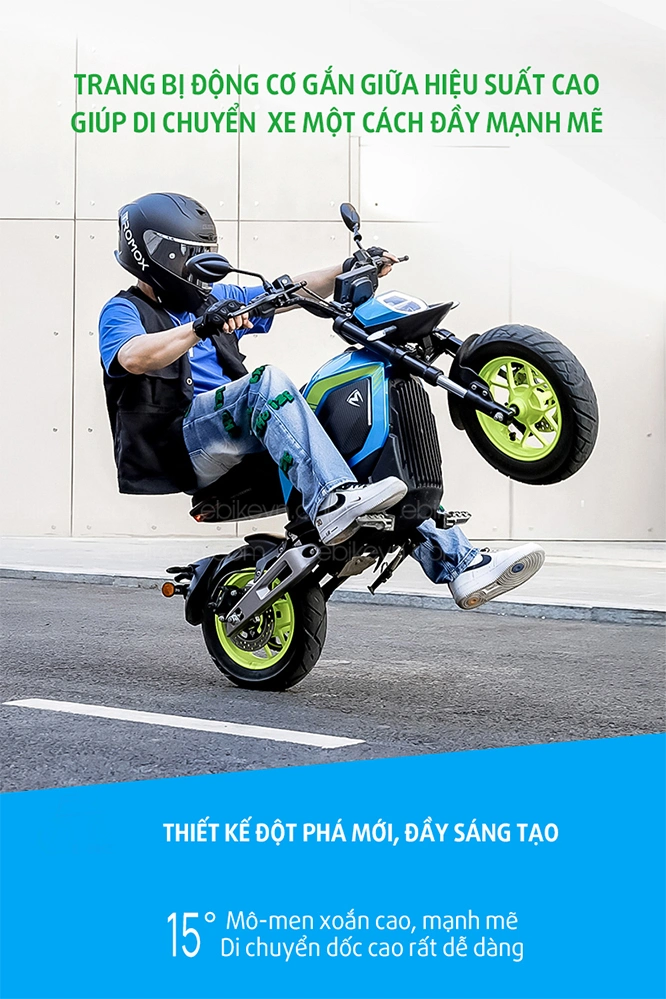 Động cơ hiệu suất cao, mạnh mẽ