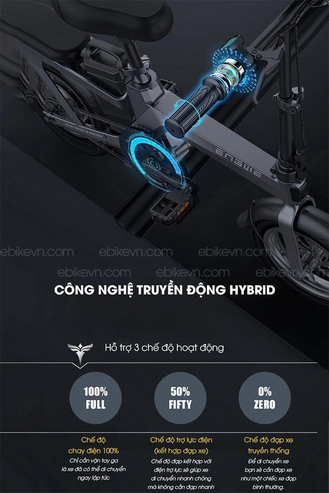 Hỗ trợ 3 chế độ hoạt động thông minh