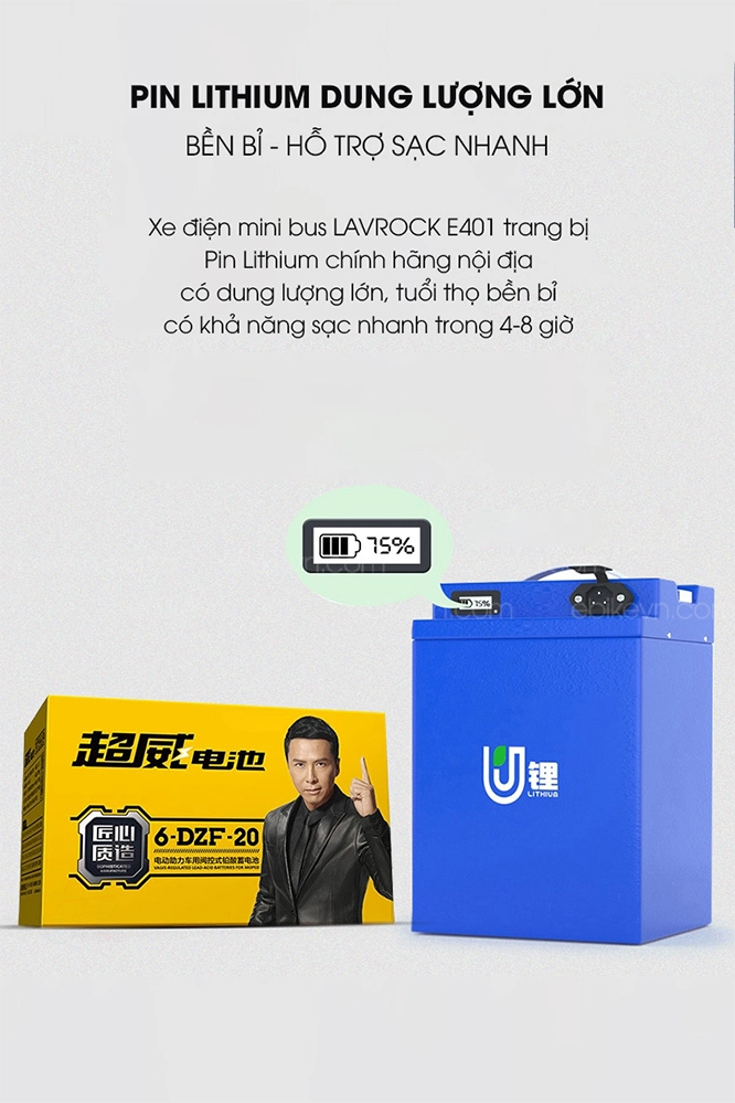 Piin Lihium dung lượng lớn