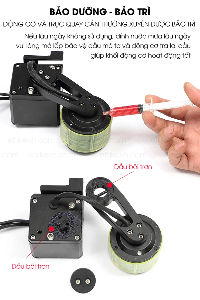 Bảo dưỡng và bảo trì bộ trợ lực điện