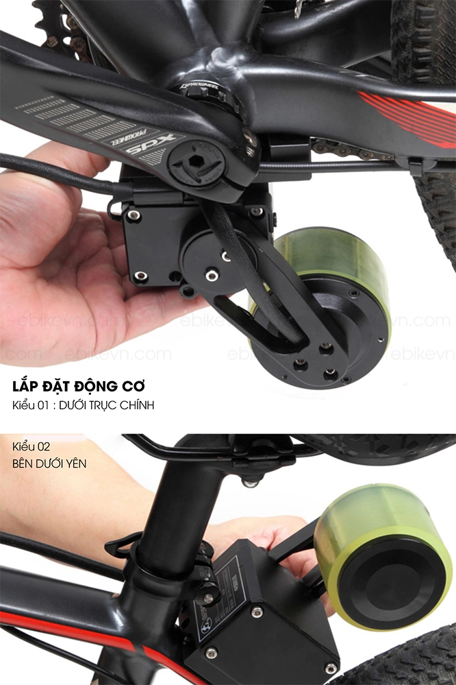 Lắp đặt khối động cơ