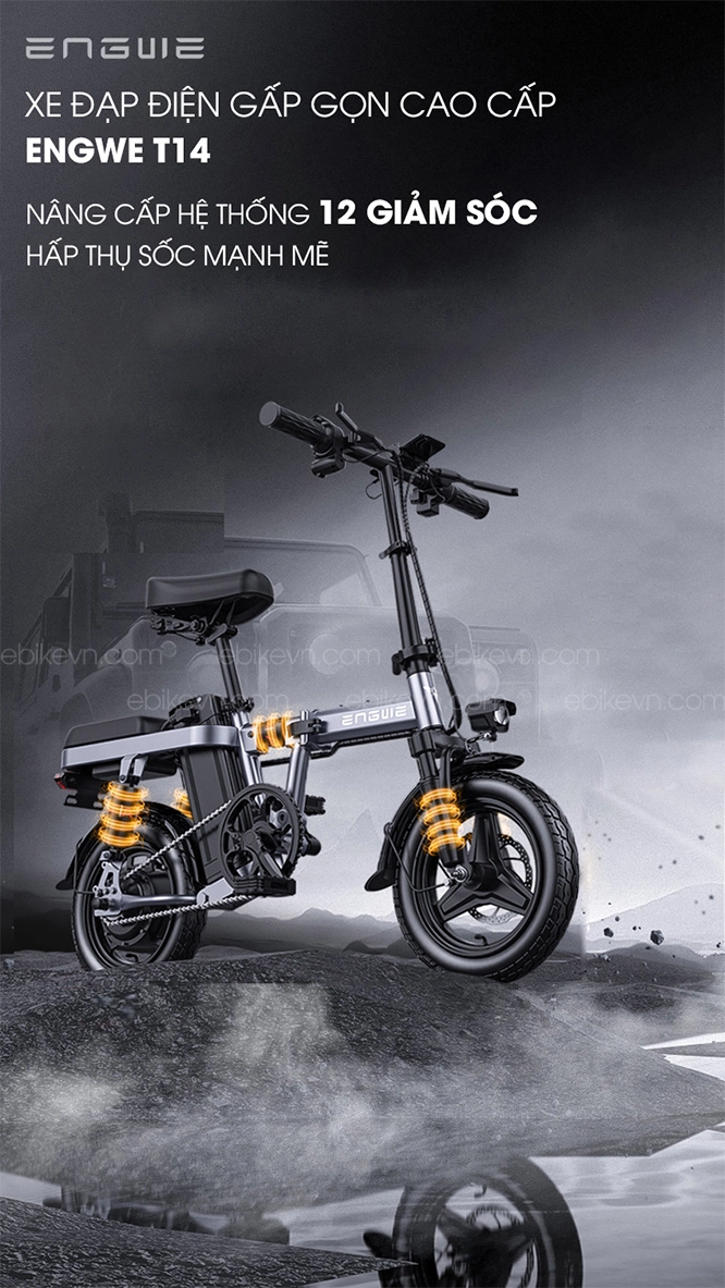 Xe Dap Dien ENGWE T14 GAP GON - xe dien eBikevn (1)