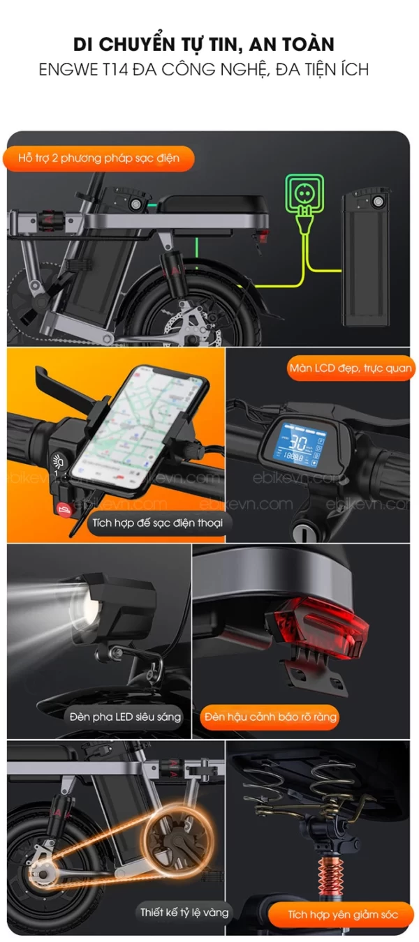 Xe Dap Dien ENGWE T14 GAP GON - xe dien eBikevn (20)