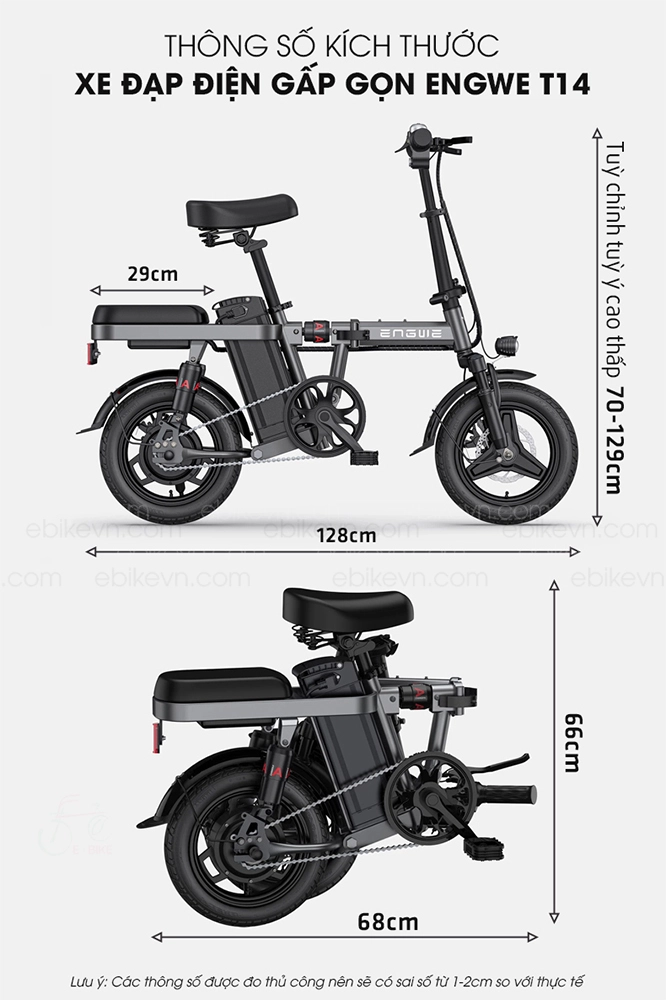 Thông số kích thước của xe