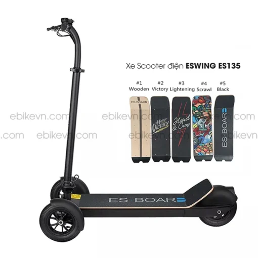 Xe Scooter Ä‘iá»‡n Eswing ES135 tai he thong xe dien tong quan