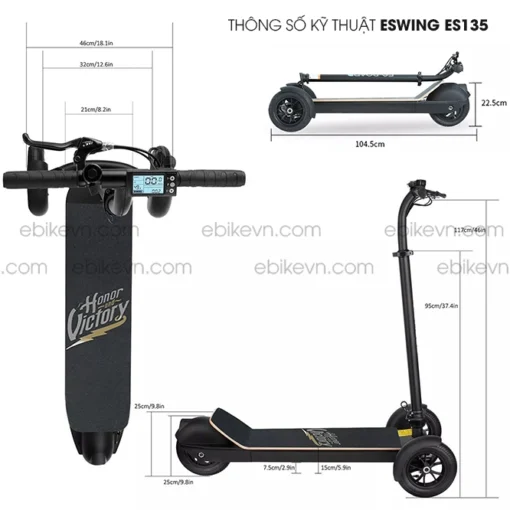 ThÃ´ng sá»‘ kÃ­ch thÆ°á»›c sáº£n pháº©m ESWING ES135