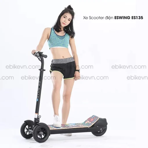 Xe Scooter Ä‘iá»‡n Eswing ES135 tai he thong xe dien ebikevn