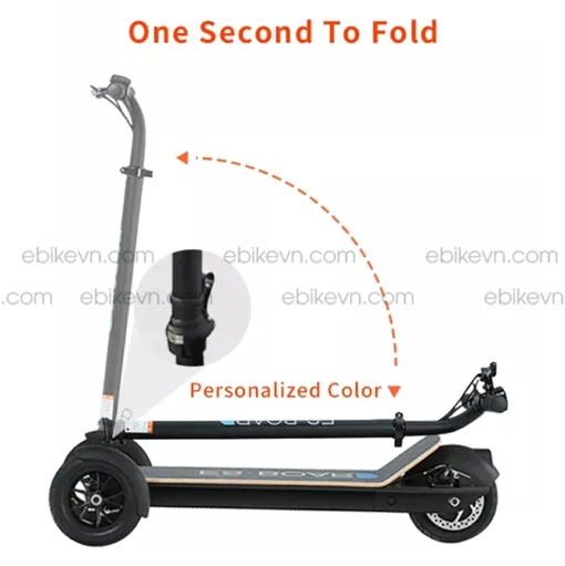 Eswing ES135 gáº¥p gá»n láº¡i ráº¥t dá»… dÃ ng