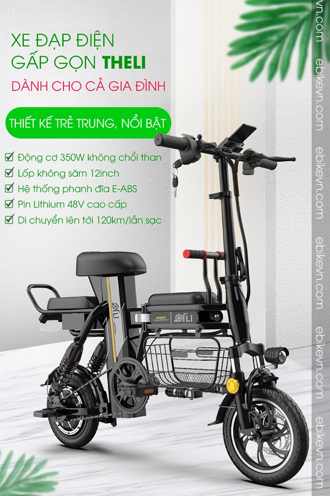 Xe dap dien THELI cao cap - ebikevn.com gioi thieu