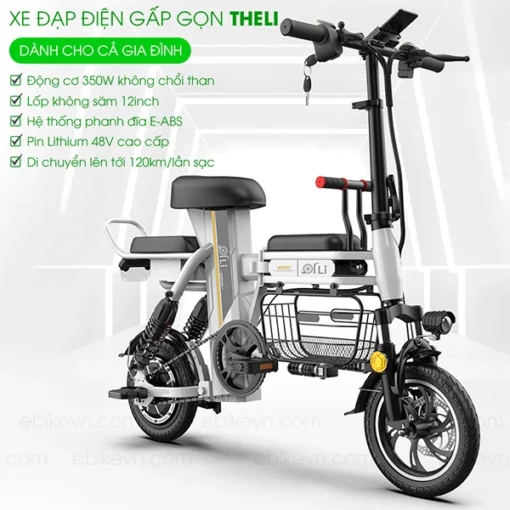 Xe dap dien gap gon THELI - ebikevn (1)