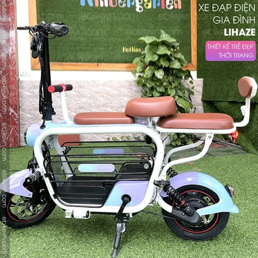Xe dap dien gia dinh LIHAZE gap gon cao cap - ebikevn (1)