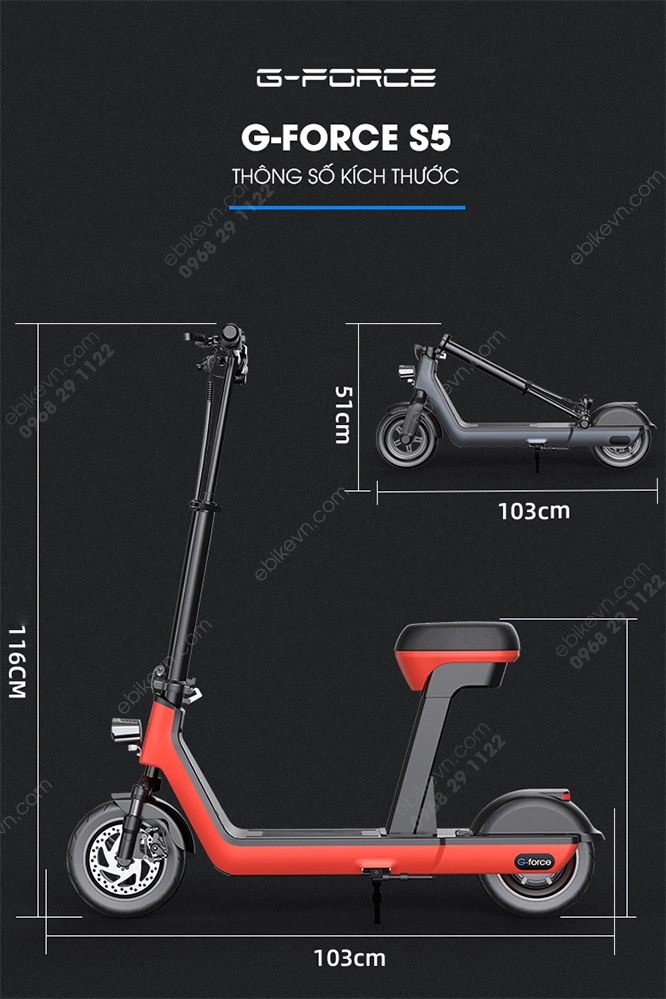 Xe Scooter dien G Force S5 ebikevn 13 G-FORCE