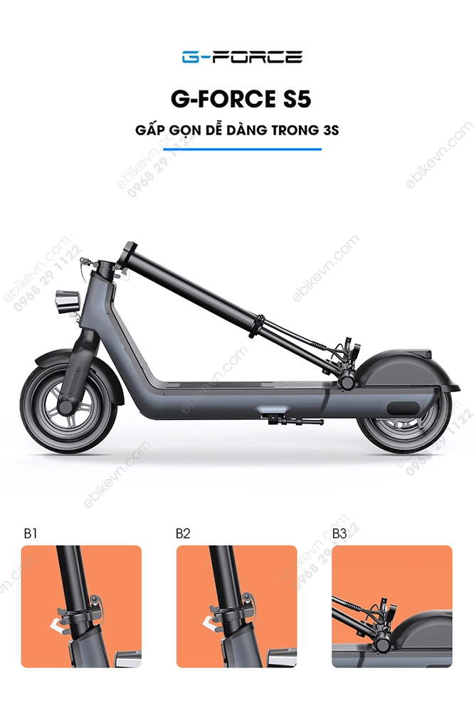 Xe Scooter dien G Force S5 ebikevn 9 G-FORCE