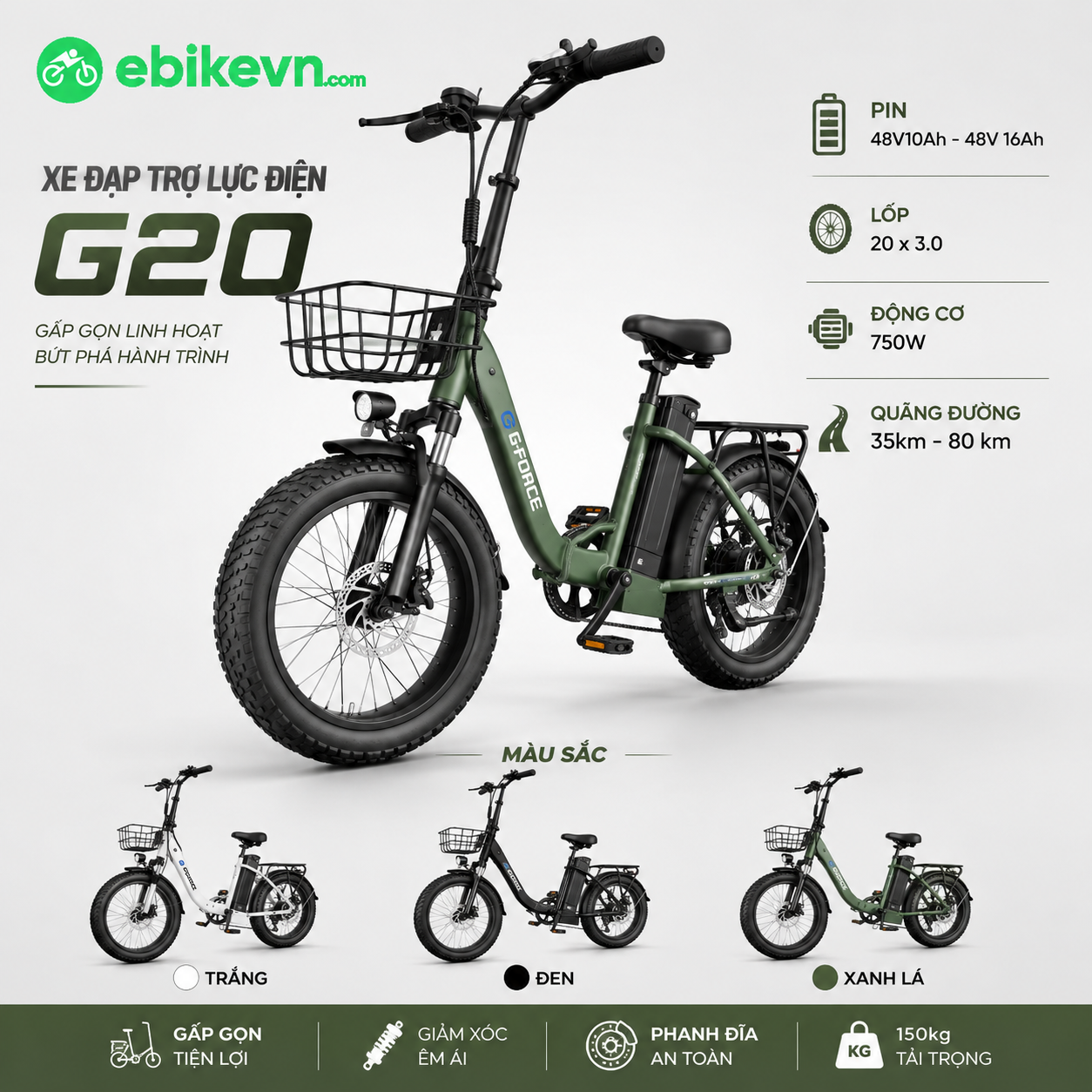 Xe Đạp Điện Trợ Lực Gấp Gọn G-FORCE G20 21 Chatgpt Image 15_11_41 14 Thg 7, 2026