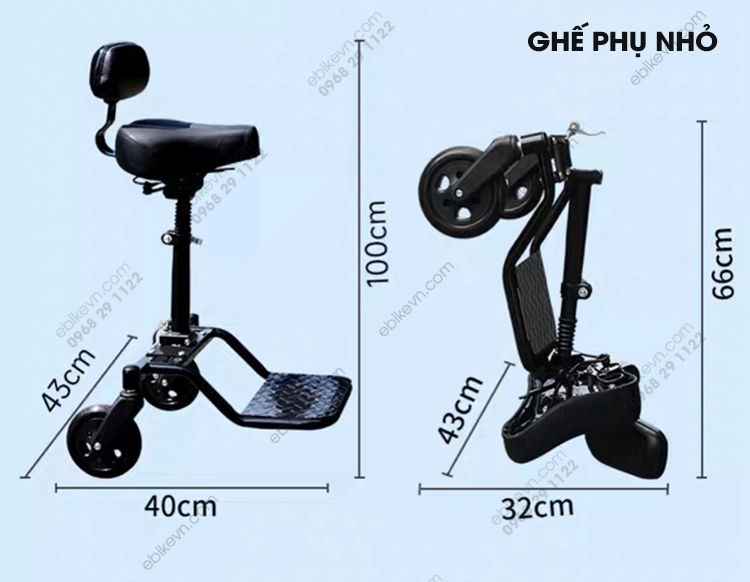 Ghe phu xe lan loai nho HUWEISHEN