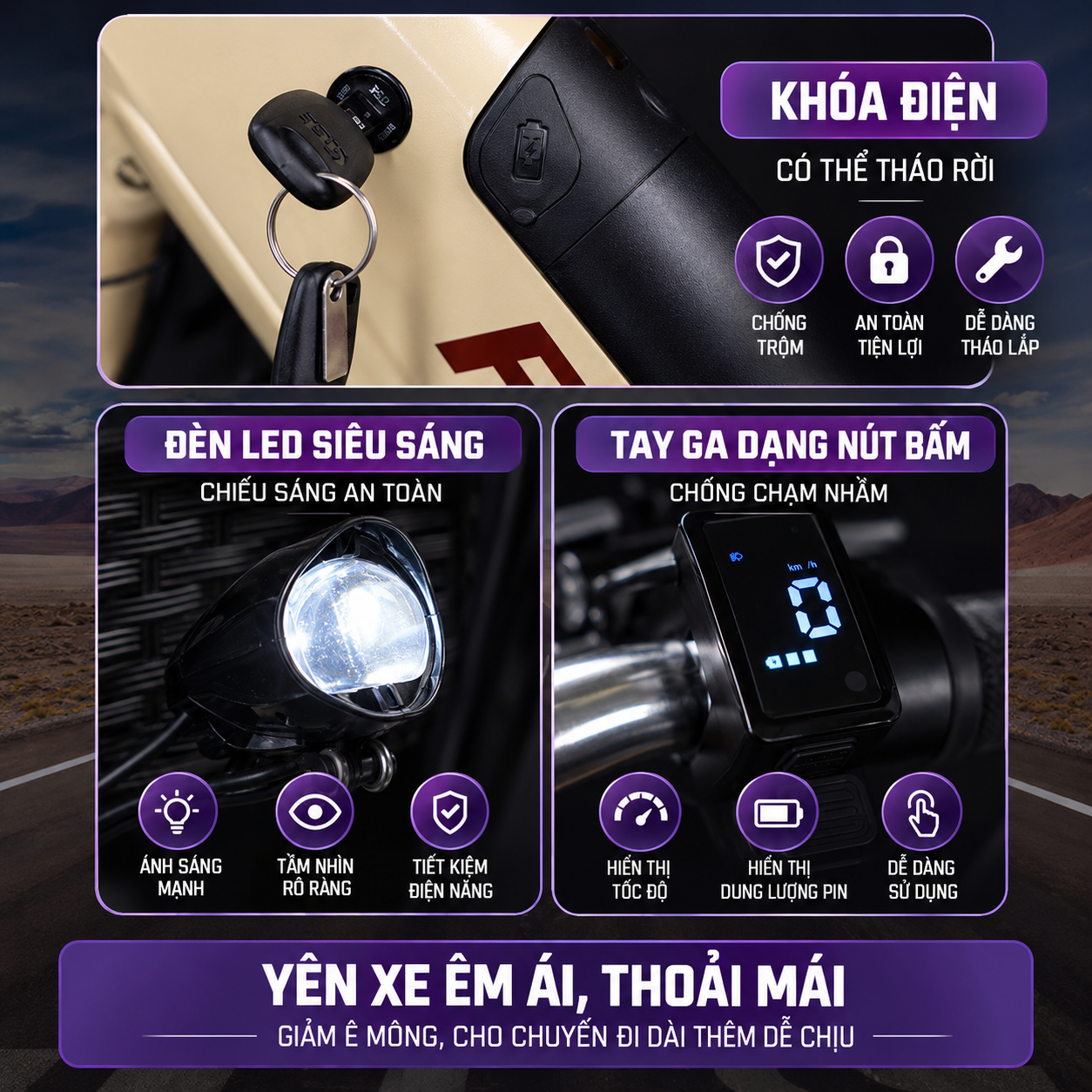 Xe Đạp Trợ Lực Điện Phoenix LS20 30 Tính Năng Xe Đạp Điện Hiện Đại