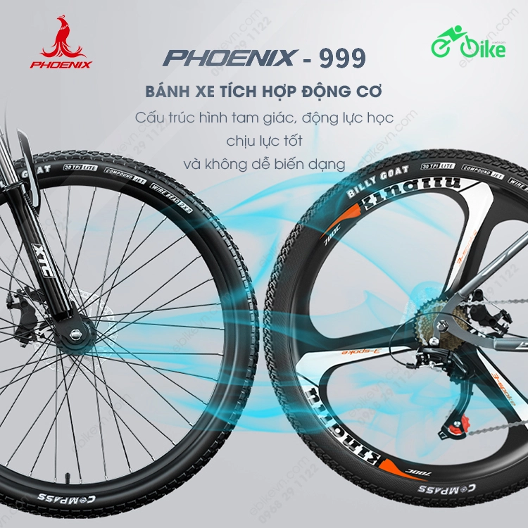 banh xe Xe dap dien tro luc Phoenix 999 PHOENIX