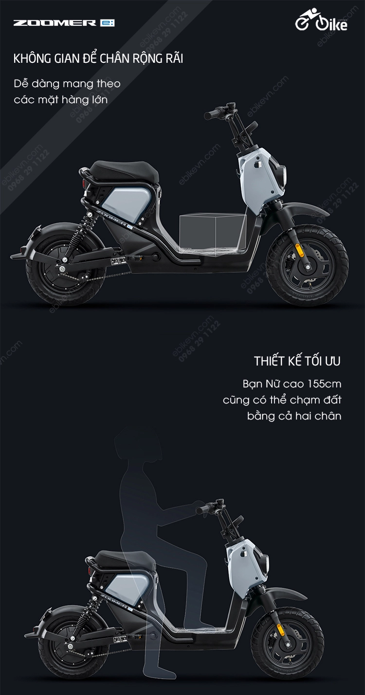 cau hinh Xe dien Honda ZOOMER e ebikevn HONDA