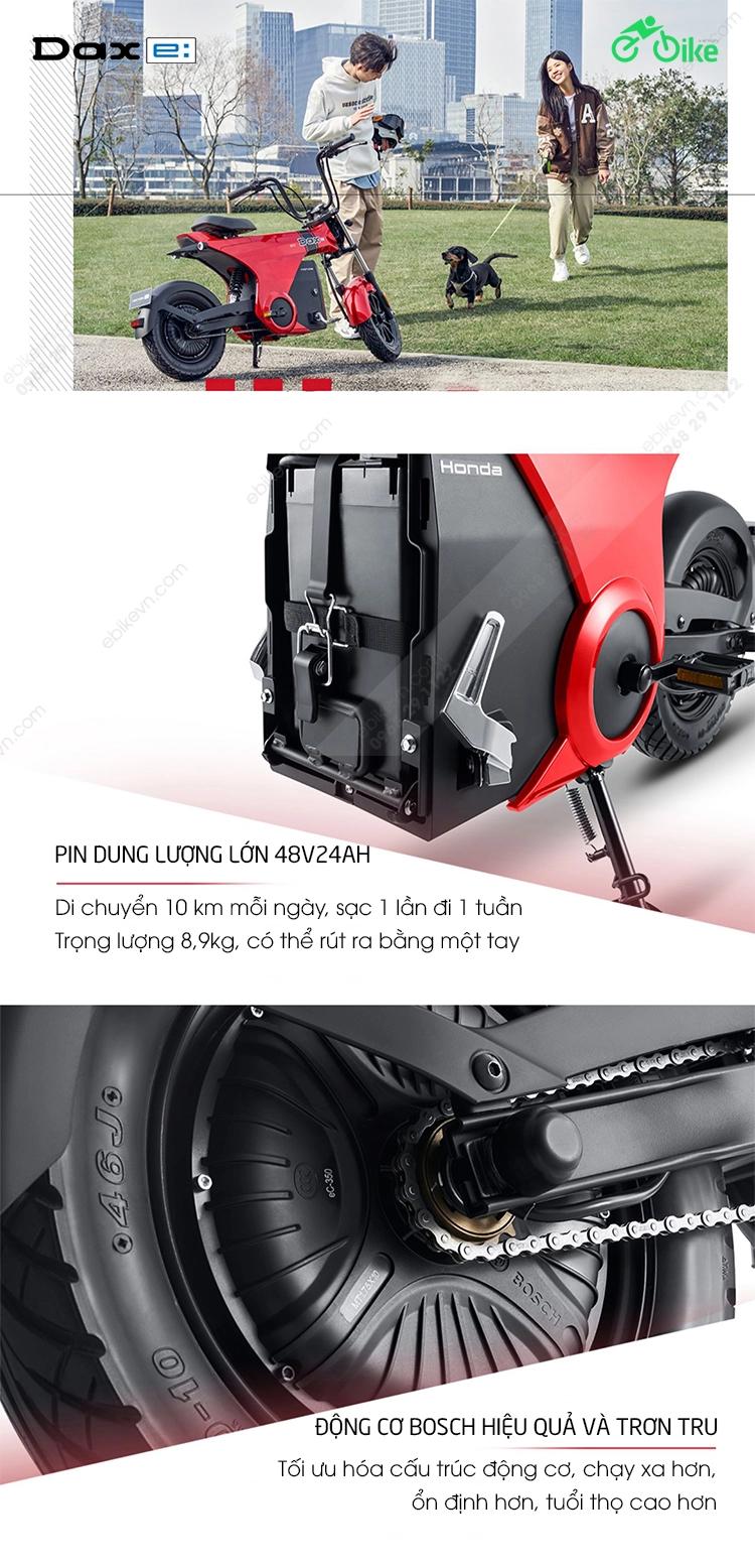 dong co Xe dien Honda Dax e ebikevn HONDA