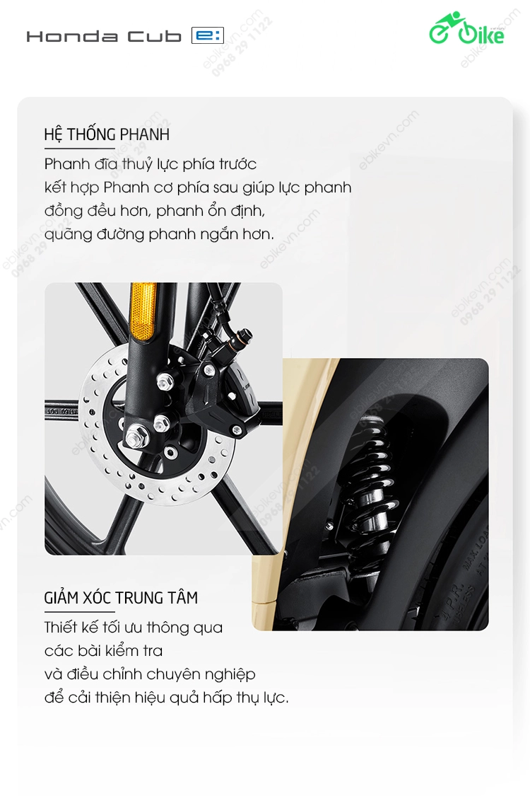 phanh Xe dien Honda Club e ebikevn HONDA