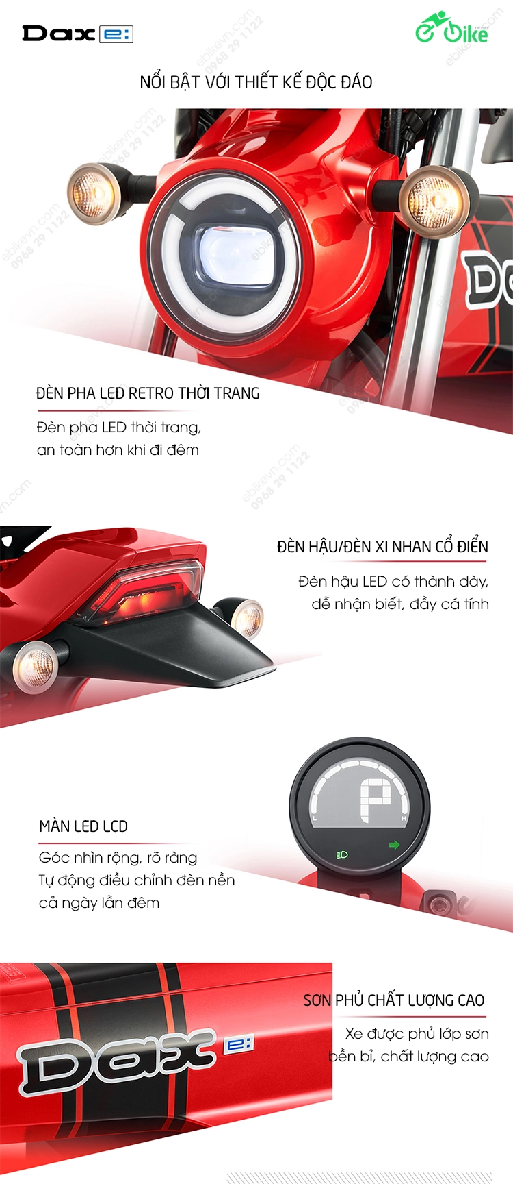 tong quan Xe dien Honda Dax e ebikevn HONDA