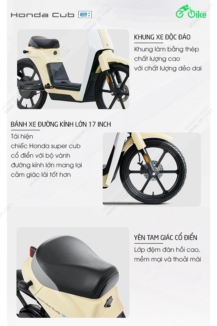 trang bi Xe dien Honda Club e ebikevn HONDA