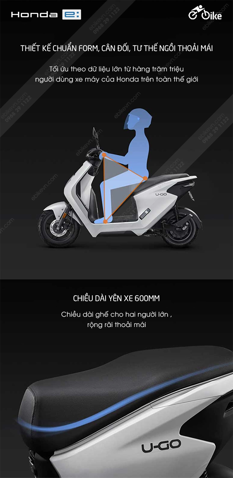 yen xe Xe dien Honda U GO ebikevn HONDA