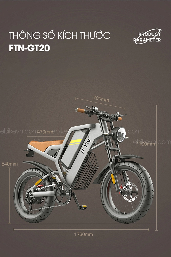 Thông số kích thước FTN-GT20