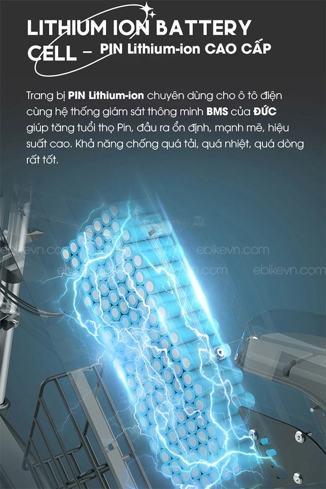 PIN Lithium-ion trên chiếc FTN-GT20