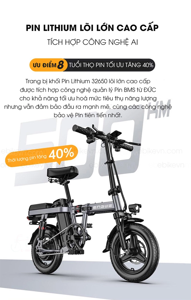 Xe Dap Dien ENGWE T14 GAP GON xe dien eBikevn 11 ENGWE