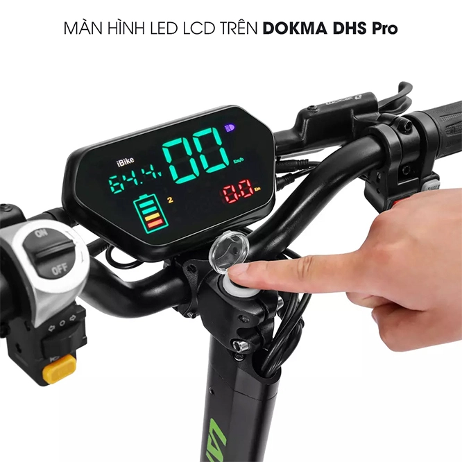 Màn LEd LCD Xe Scooter điện Dokma DHS Pro