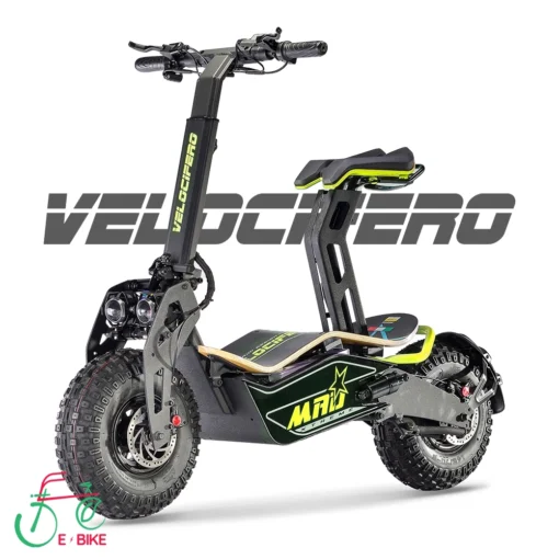Scooter điện Velocifero M1 - mau vang chanh