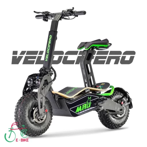 Xe Scooter điện Velocifero M1 tốc độ di chuyển 40kmh, lốp không săm, động cơ không chổi than 1000W cao cấp (4)