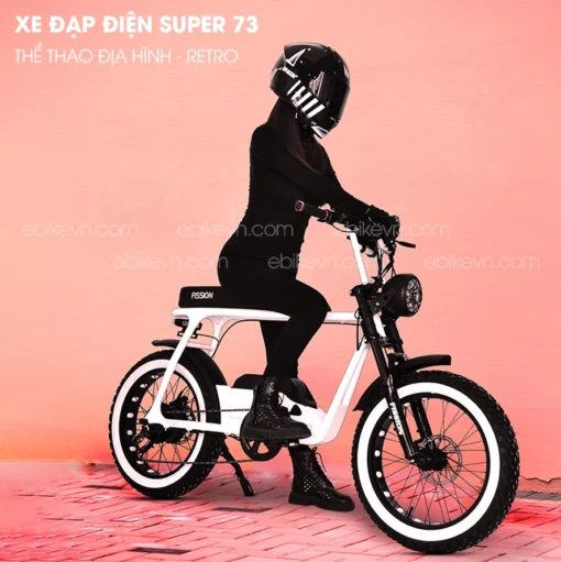 Xe dap dien super 73 phong cach the thao dia hinh