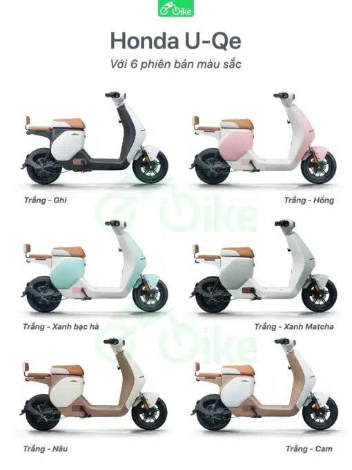 Honda U-qe Vơi 6 Mau Sac