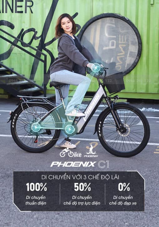 Phoenix C1 - Xe Dap Tro Luc Dien -ebikevn (7)