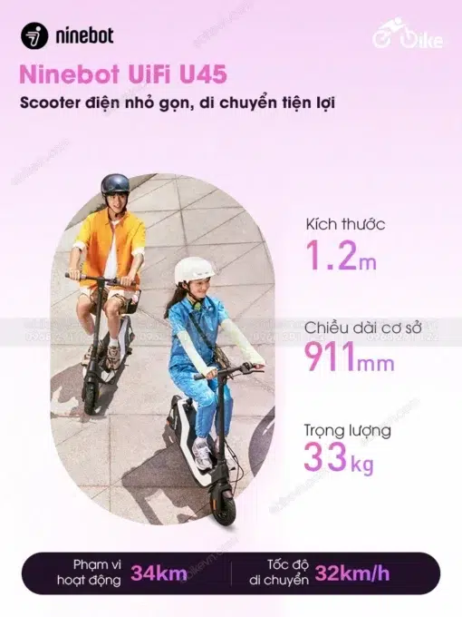 Scooter Ninebot Uifi U45 Ebikevn (7)