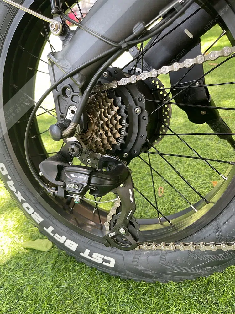Xe Dap Tro Luc Dien G-Force T42 Gap Gon The Thao (5)
