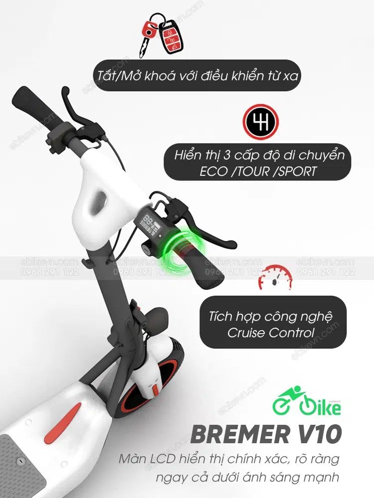 Xe Dien Scooter Bremer V10 Ebikevn (6)