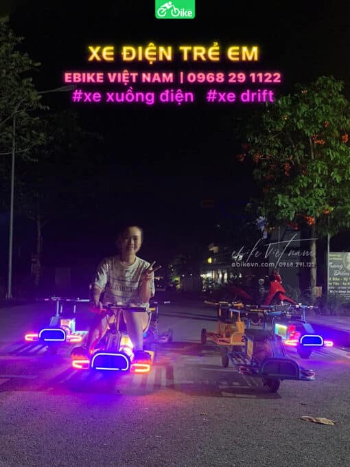 Xe Xuong Dien Tre Em 360 - Xe Cong Vien Quang Truong - Ebikevn (1)