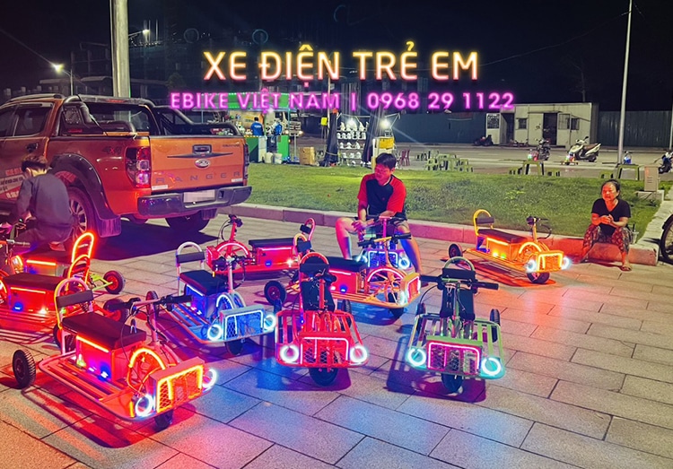 Xe Xuong Dien Tre Em 360 - Xe Cong Vien Quang Truong - Ebikevn (14)