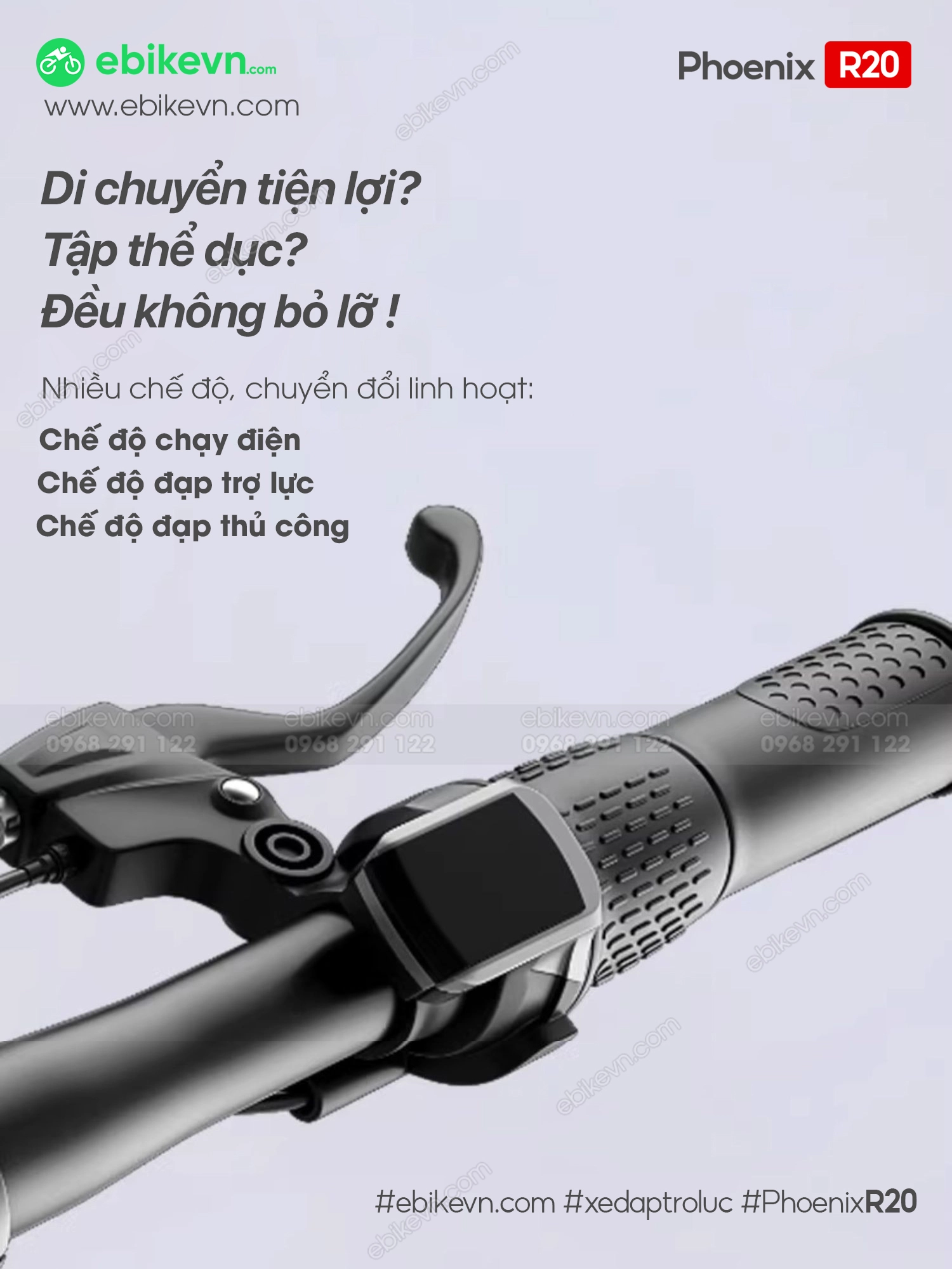 Ebikevietnam - Xe Dap Dien Phoenix R20 - Banh 20inch (4)