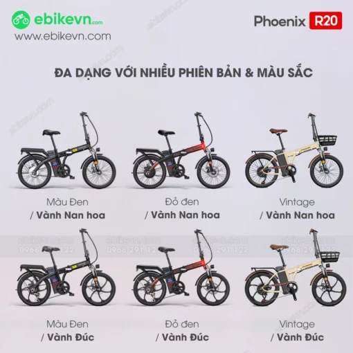Ebikevietnam - Xe Dap Dien Phoenix R20 - Banh 20inch (9)