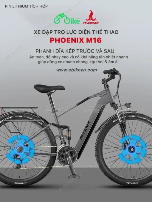 Ebikevn.com Xe Dap Tro Luc Dien The Thao Phoenix M16 (2)